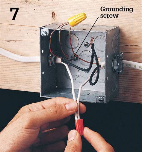 how ground metal electrical junction box|grounding outlet into metal box.